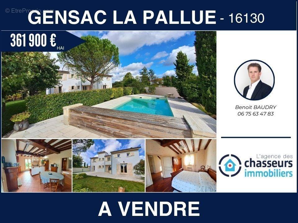 Maison à GENSAC-LA-PALLUE