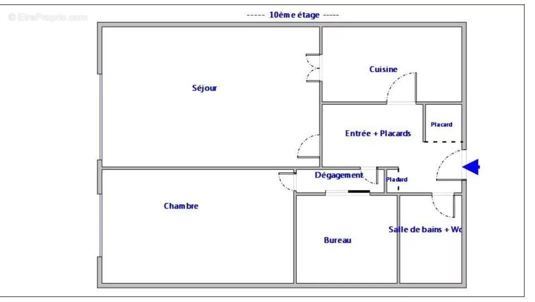 Appartement à COURBEVOIE