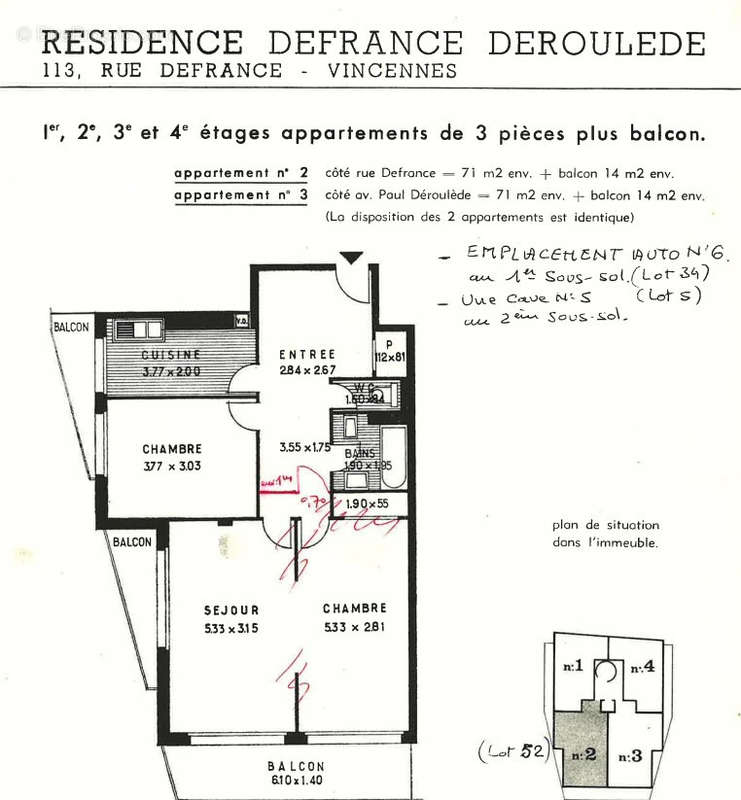 Appartement à VINCENNES