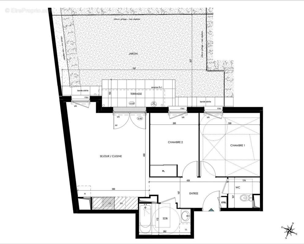 Appartement à CHILLY-MAZARIN