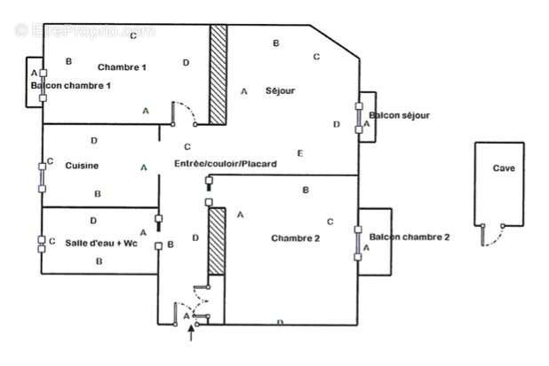 Appartement à BEAUSOLEIL