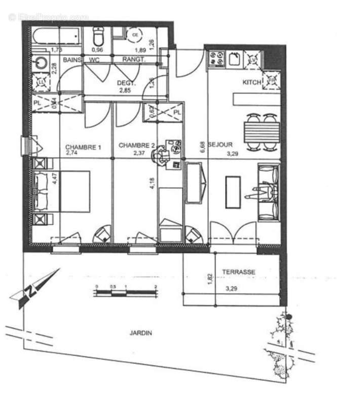 Appartement à GOND-PONTOUVRE