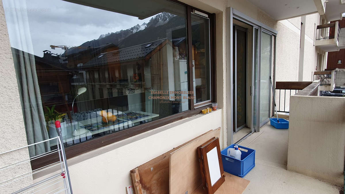 Balcon/ Achat studio Chamonix - Appartement à CHAMONIX-MONT-BLANC