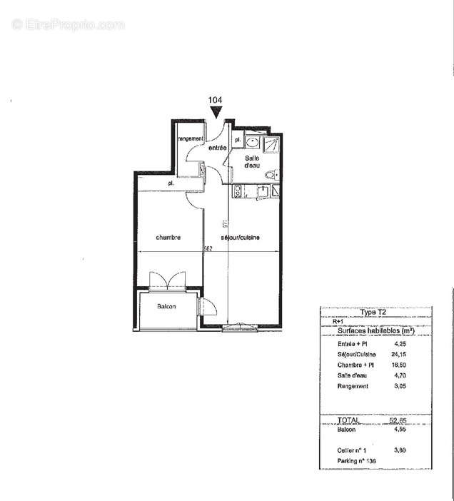 Appartement à CORNEBARRIEU