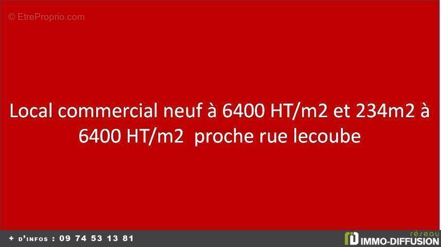 Commerce à PARIS-15E