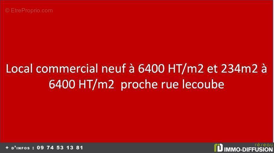 Commerce à PARIS-15E