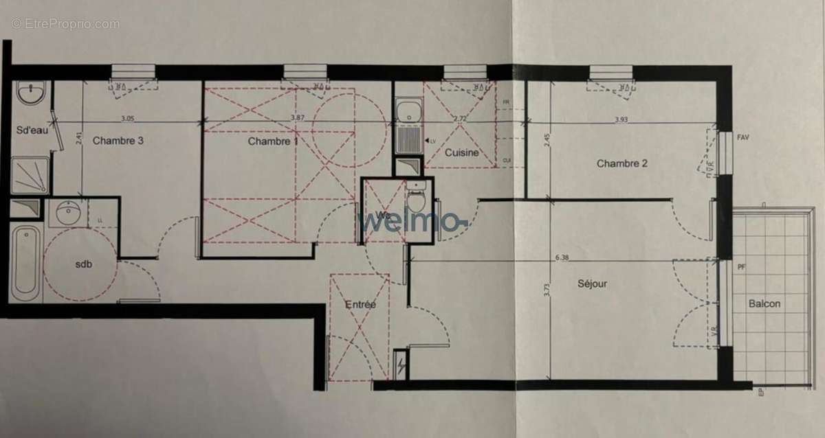 Appartement à AULNAY-SOUS-BOIS