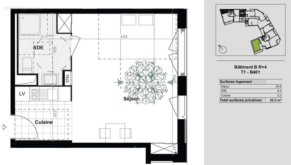 Appartement à EPINAY-SUR-SEINE