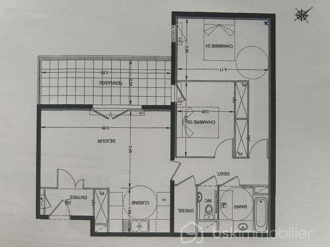 Appartement à AURIBEAU-SUR-SIAGNE