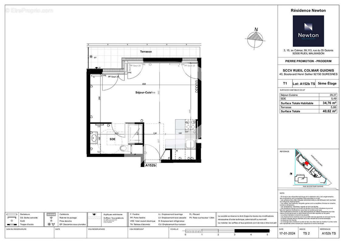 Appartement à RUEIL-MALMAISON