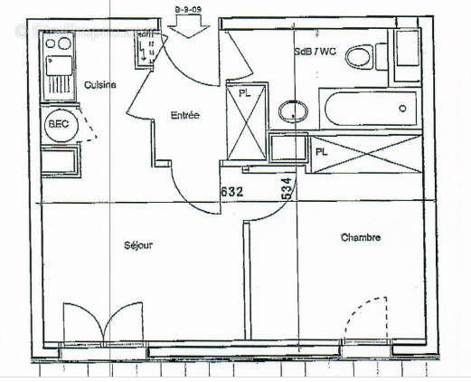 Appartement à BOIS-D&#039;ARCY