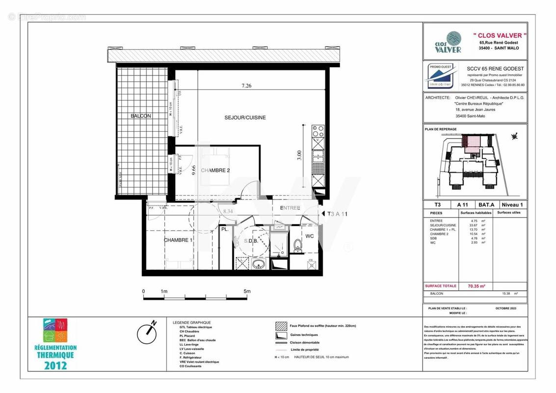 Appartement à SAINT-MALO