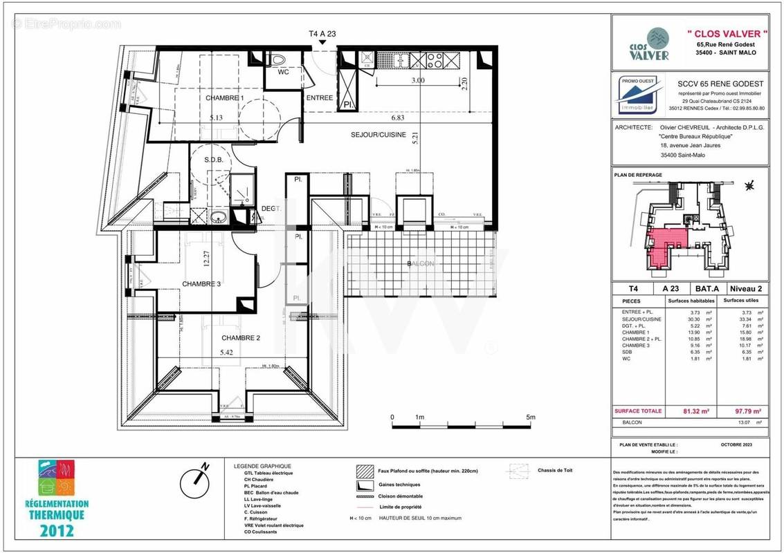 Appartement à SAINT-MALO