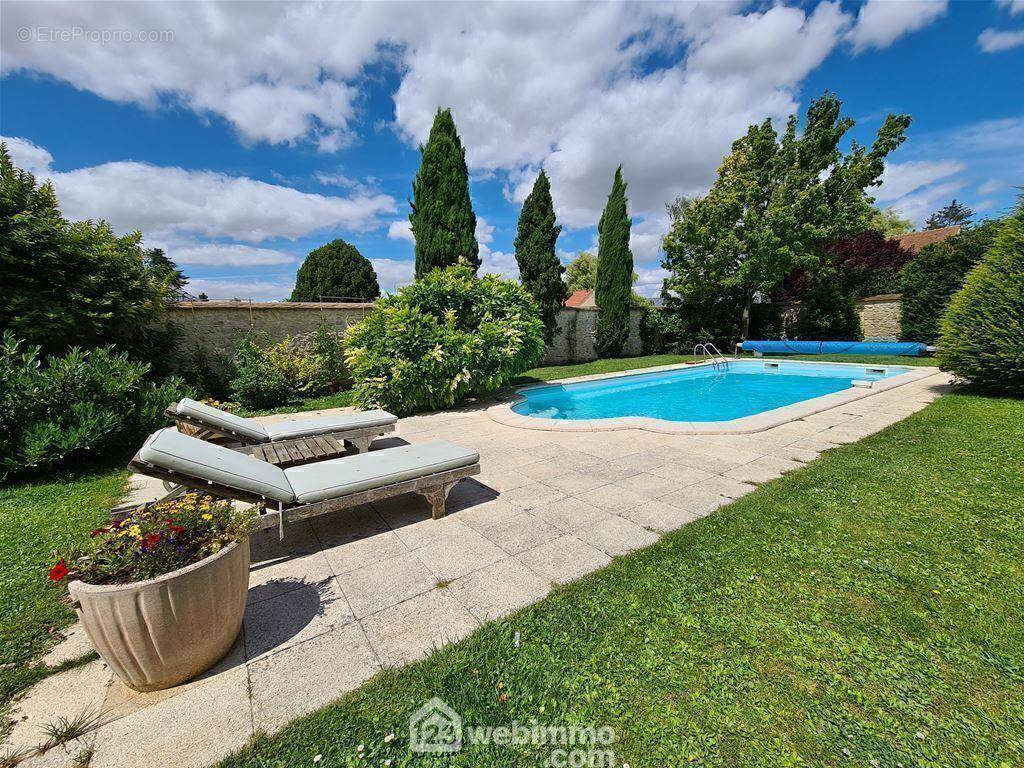 Une piscine sans vis à vis. - Maison à MILLY-LA-FORET