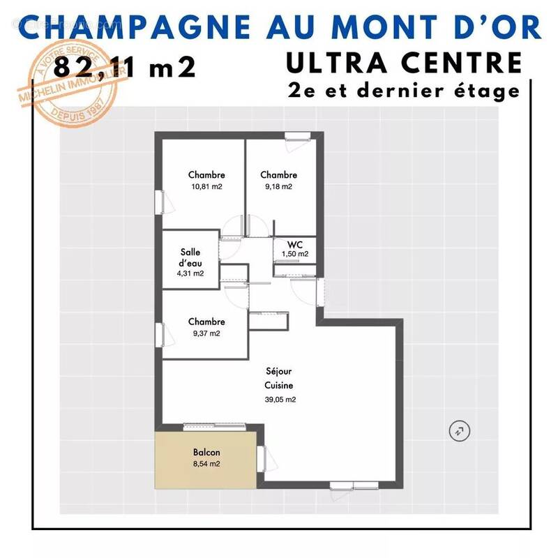 Appartement à CHAMPAGNE-AU-MONT-D&#039;OR