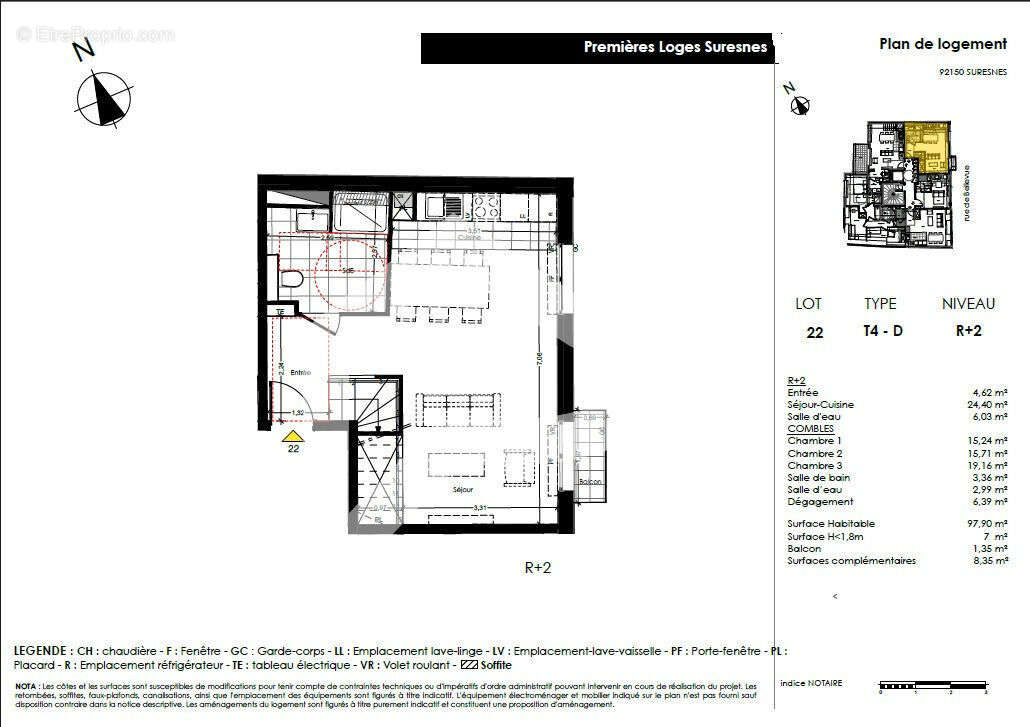 Appartement à SURESNES