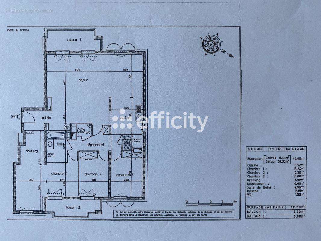 Appartement à RUEIL-MALMAISON