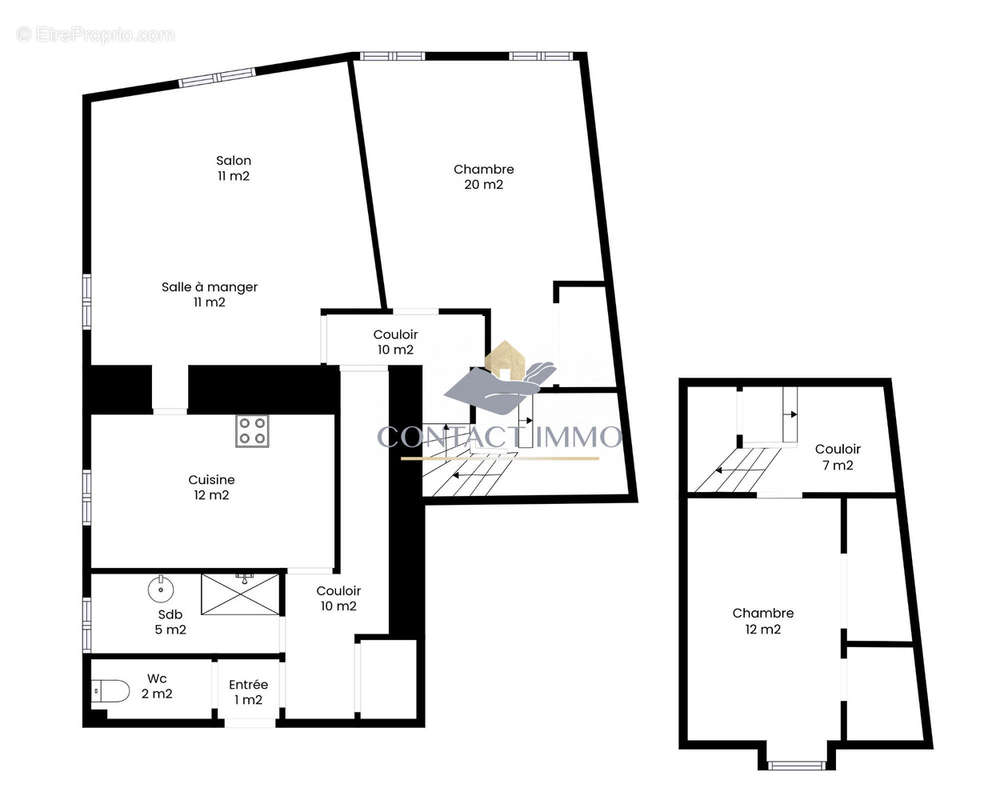 plan 2D - Appartement à PONTIVY