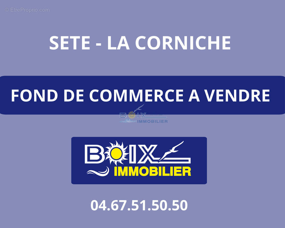 Commerce à SETE