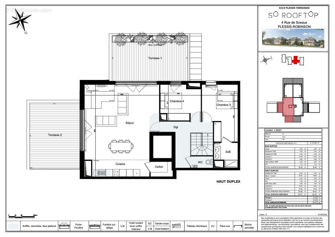 Appartement à LE PLESSIS-ROBINSON