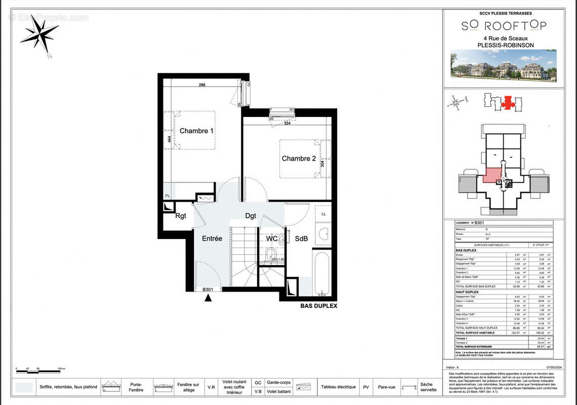 Appartement à LE PLESSIS-ROBINSON