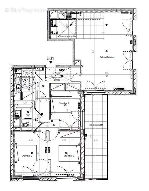 Appartement à CLICHY