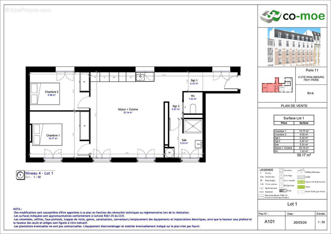 Appartement à PARIS-11E