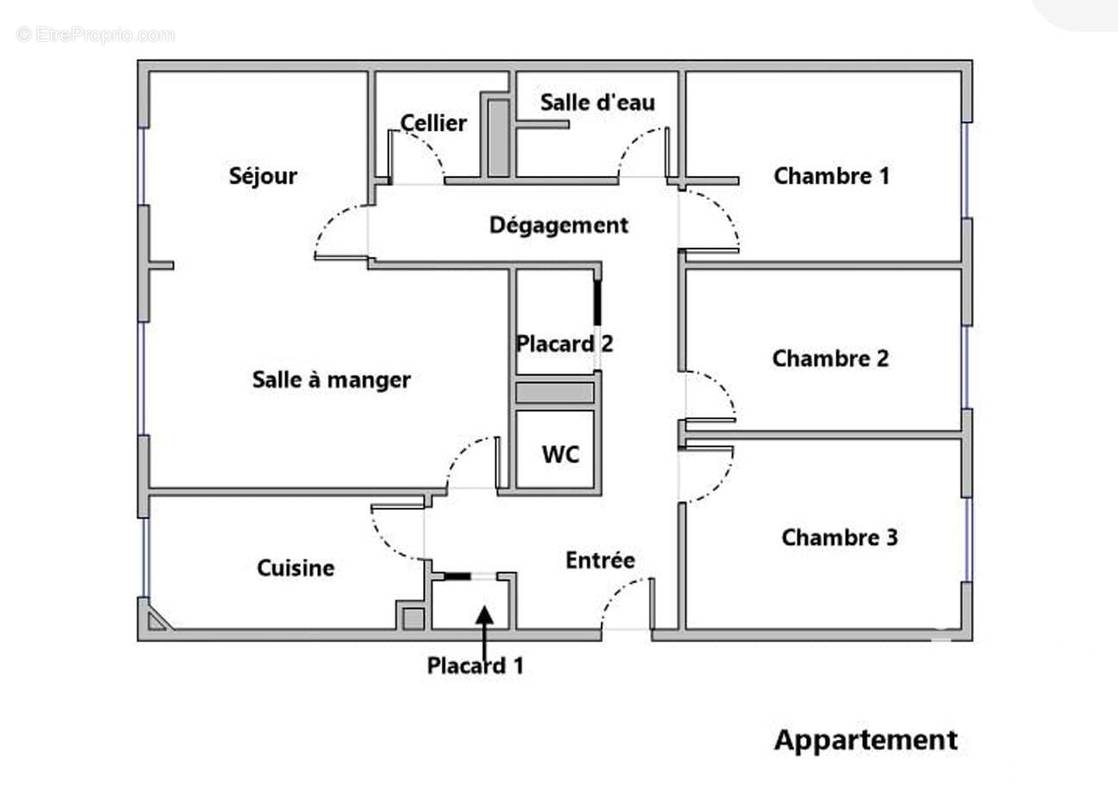 Photo 1 - Appartement à LE BLANC-MESNIL