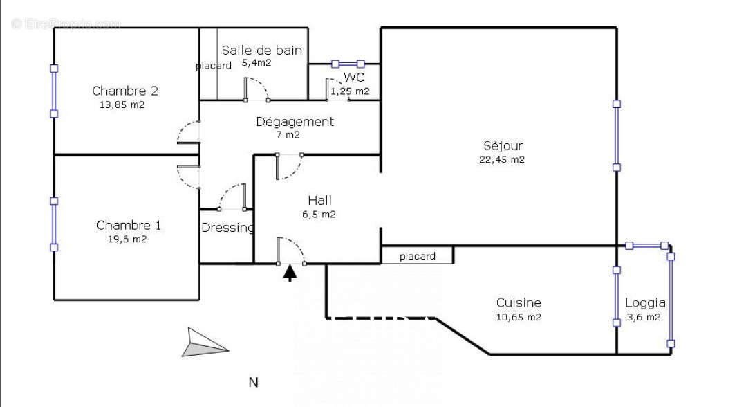 Appartement à MARSEILLE-8E