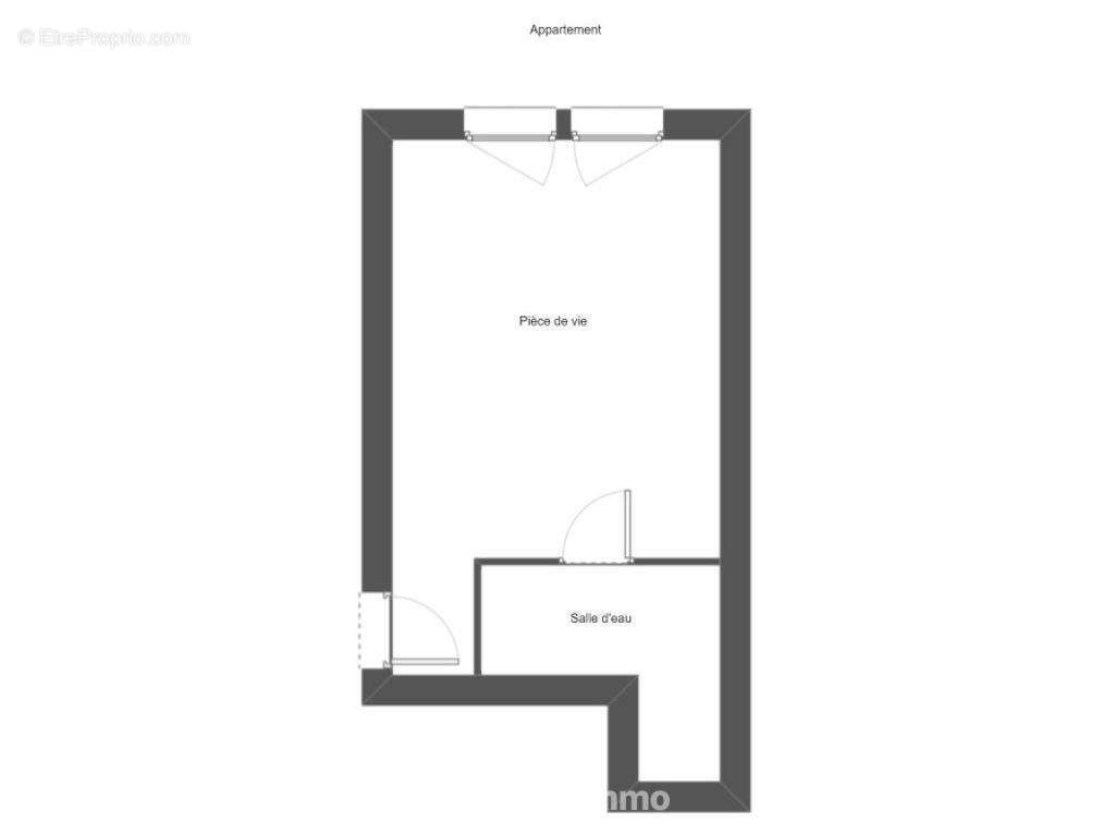 Plan de l&#039;appartement - Appartement à ANGERS