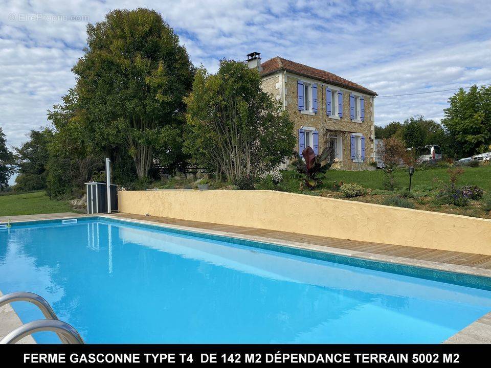 #ferme #gers #luxe #piscine #maison  - Maison à EAUZE