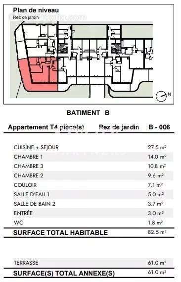 Appartement à EZE