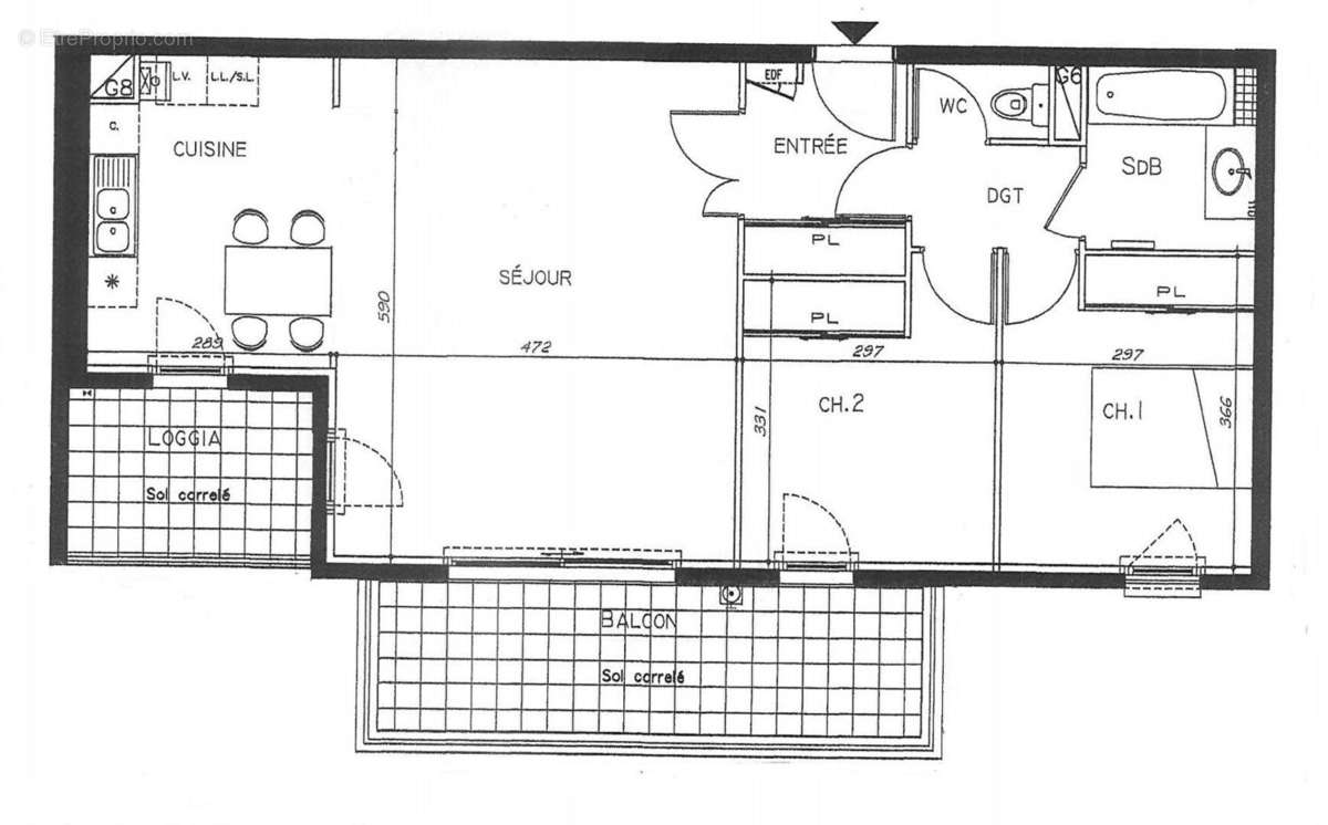 Appartement à GREZIEU-LA-VARENNE