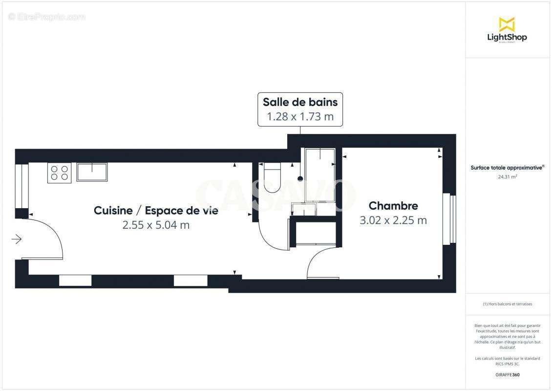 Appartement à PARIS-19E