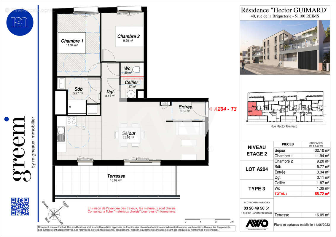 Appartement à REIMS