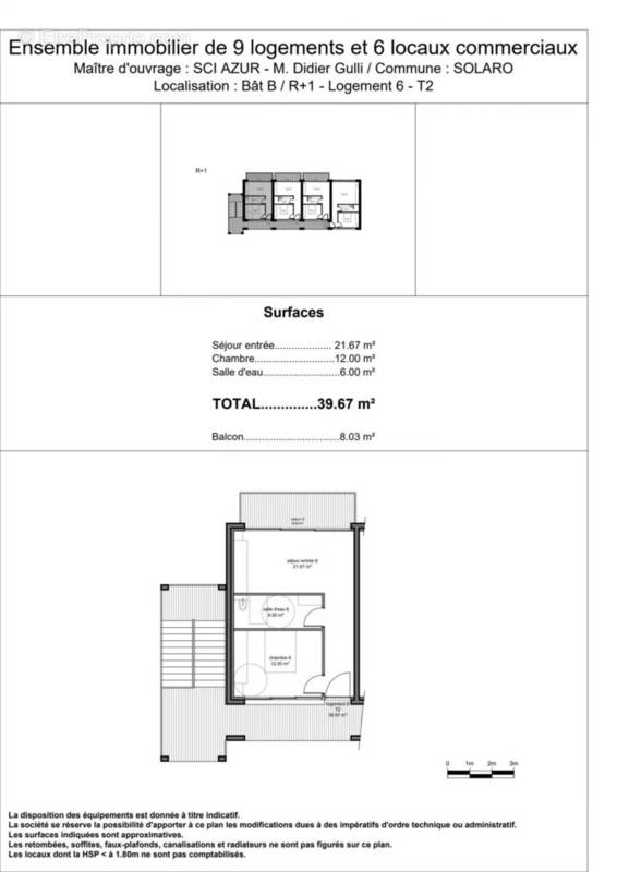 Appartement à SOLARO