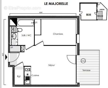 Appartement à L&#039;UNION