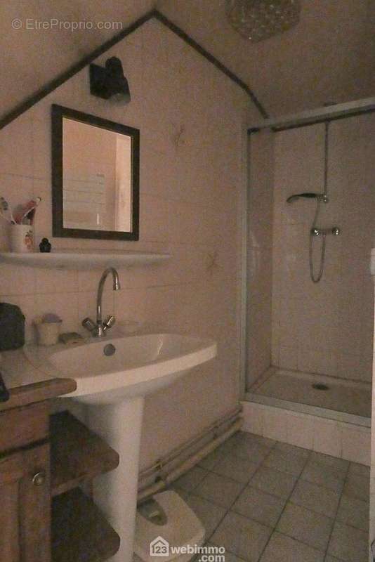 ... Ainsi qu&#039;une salle de douche et un toilette - Maison à LATHUILE