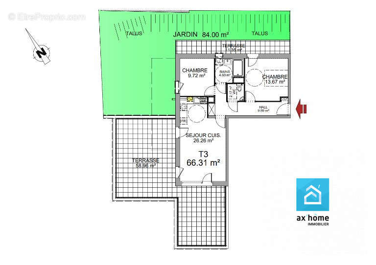 Appartement à ERNOLSHEIM-BRUCHE