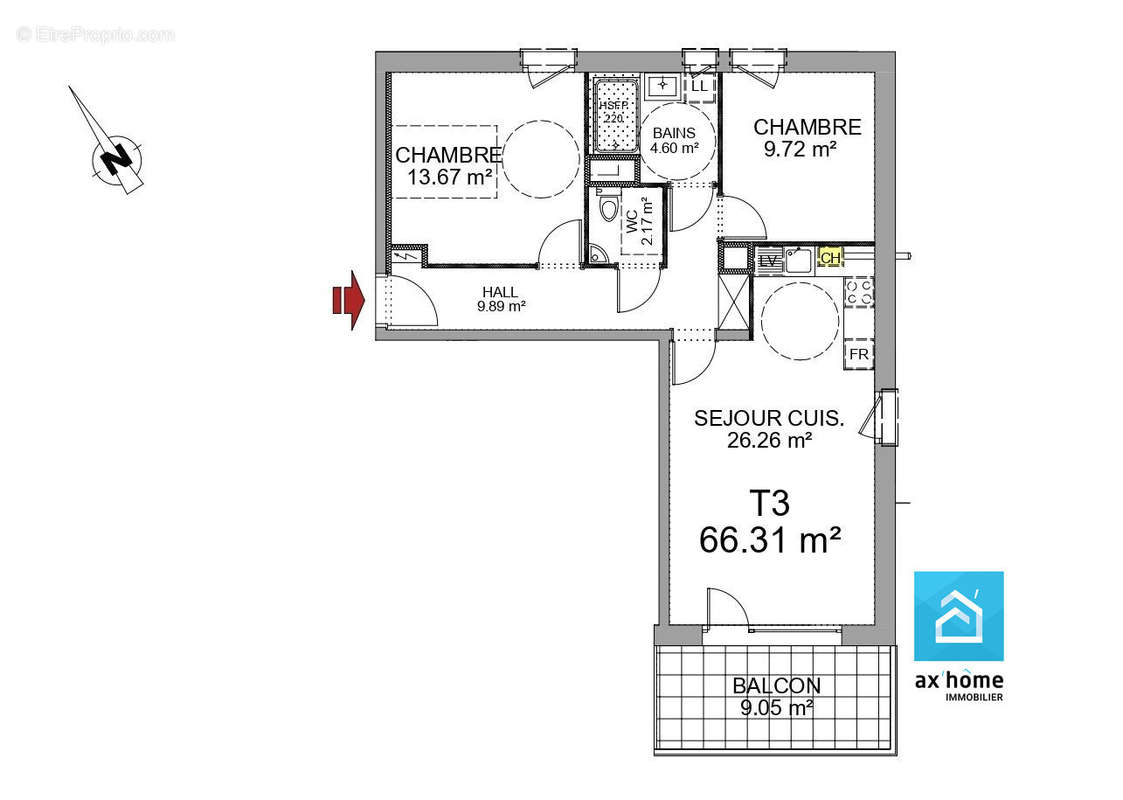 Appartement à ERNOLSHEIM-BRUCHE