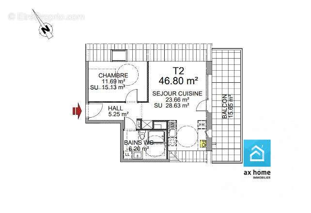 Appartement à ERNOLSHEIM-BRUCHE