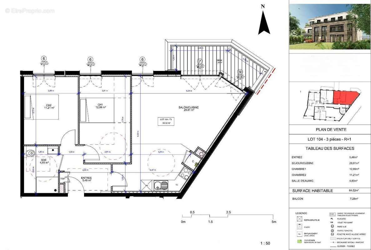 Appartement à SAINT-MAUR-DES-FOSSES