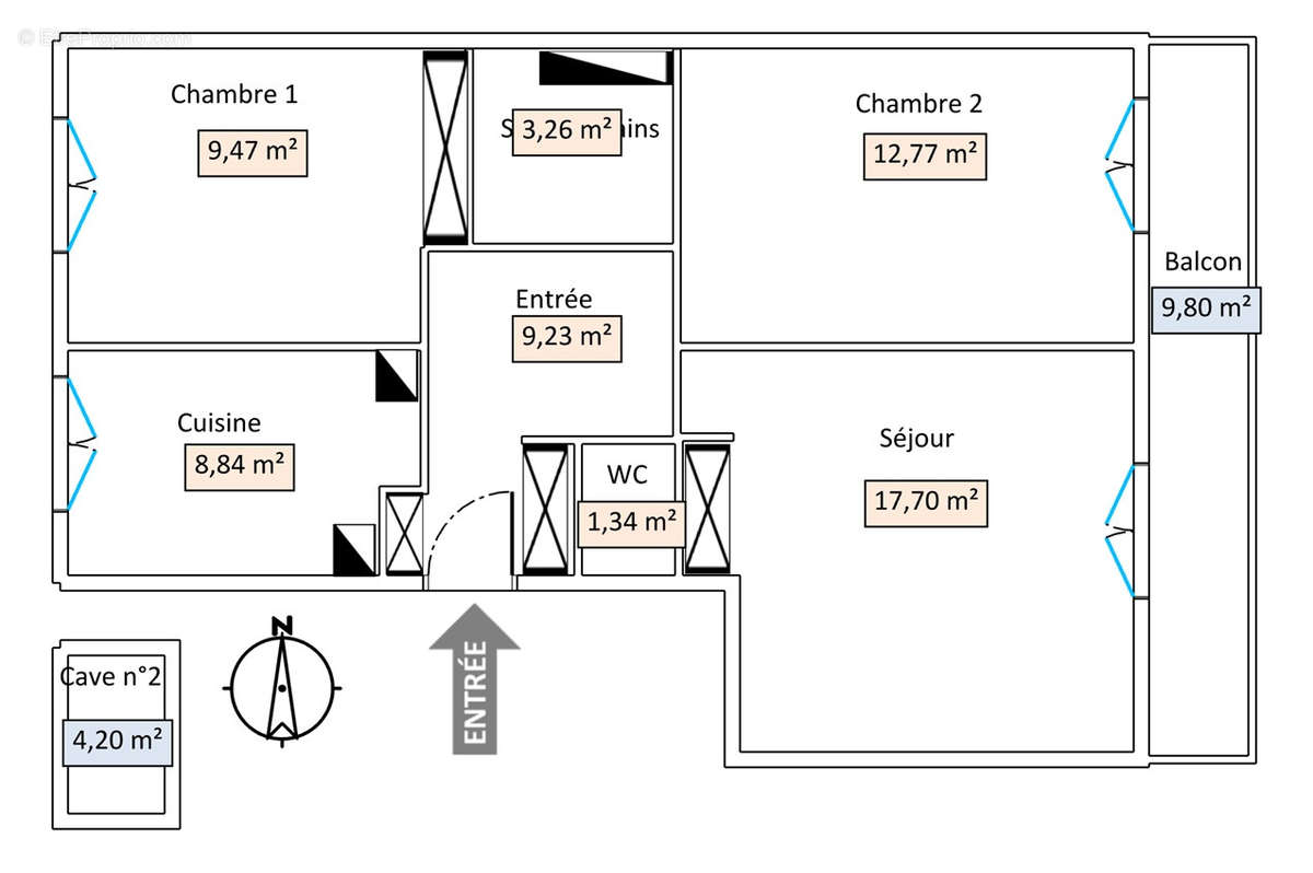 Appartement à LYON-6E