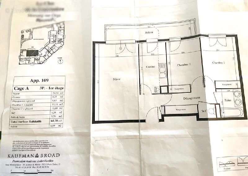 Appartement à MORSANG-SUR-ORGE