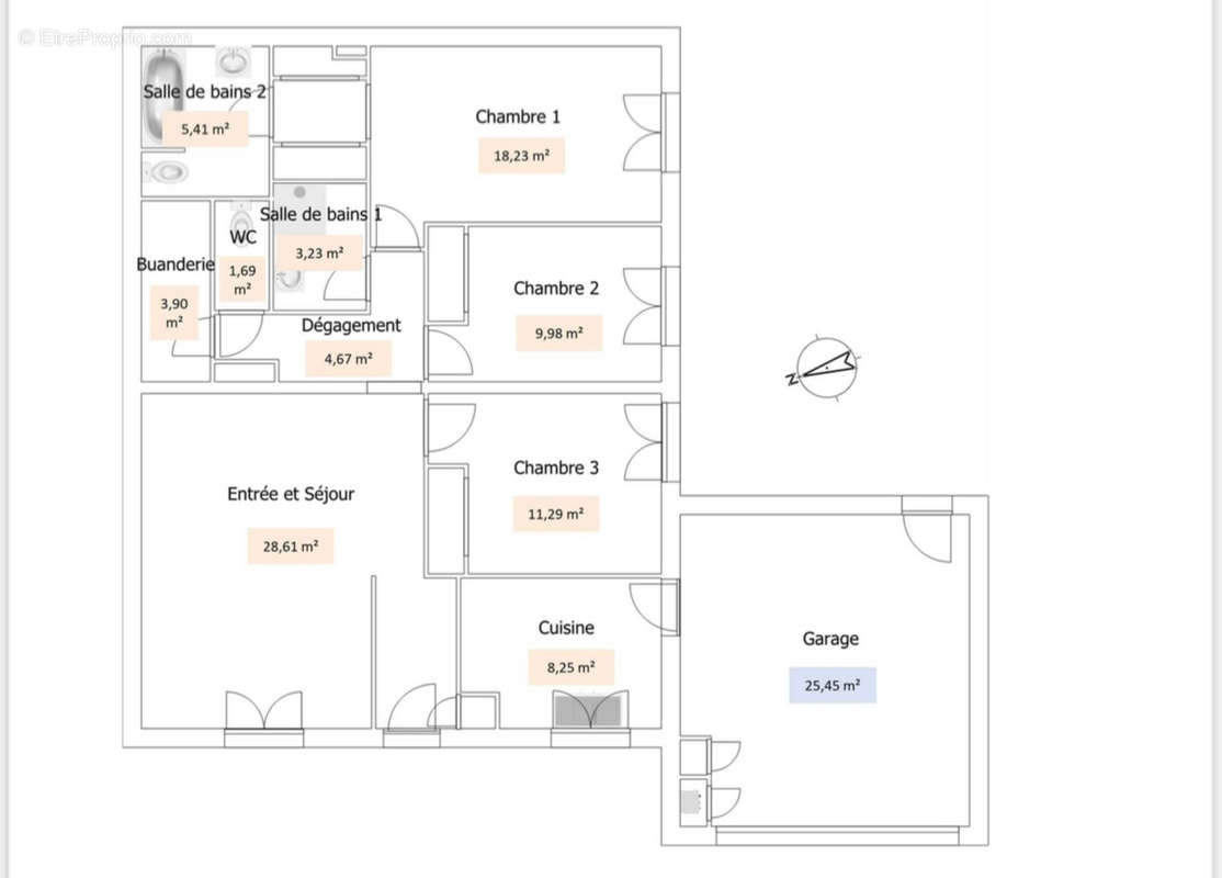 Appartement à LONS-LE-SAUNIER