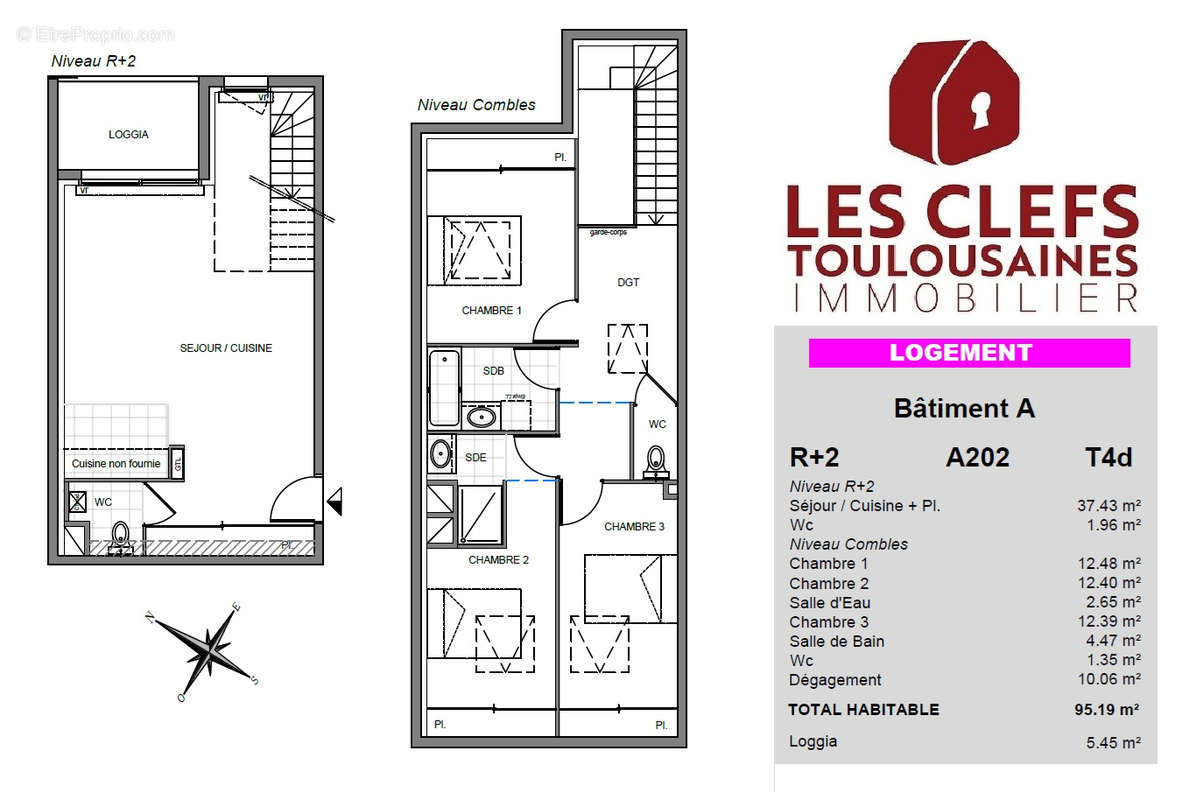 Appartement à TOULOUSE