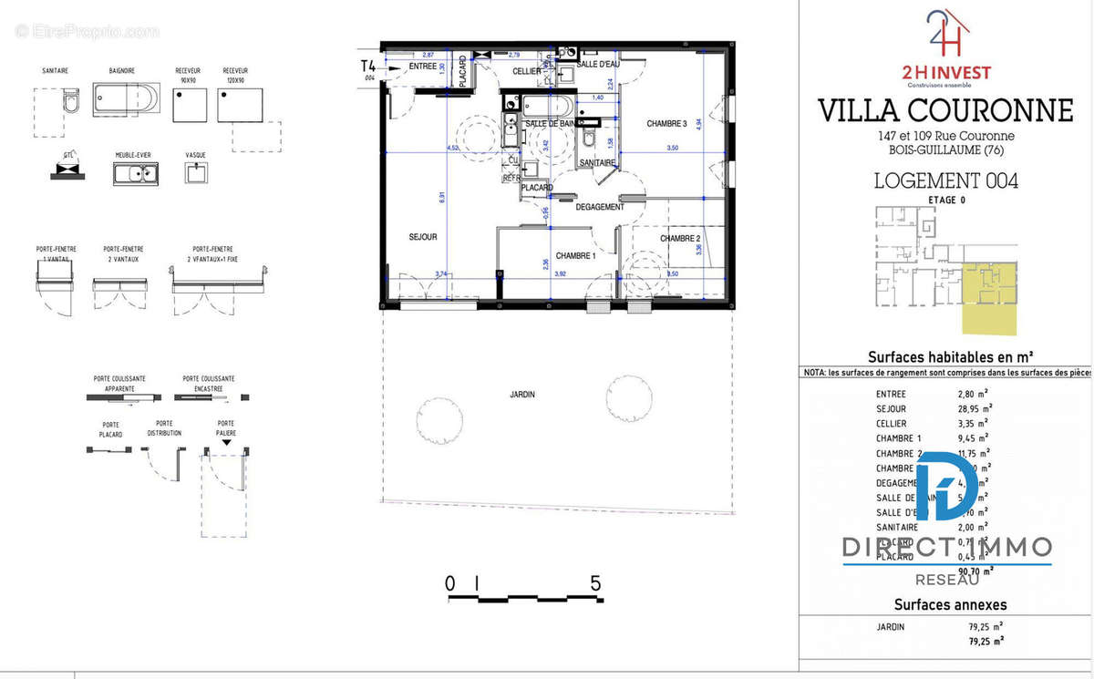 Appartement à BOIS-GUILLAUME