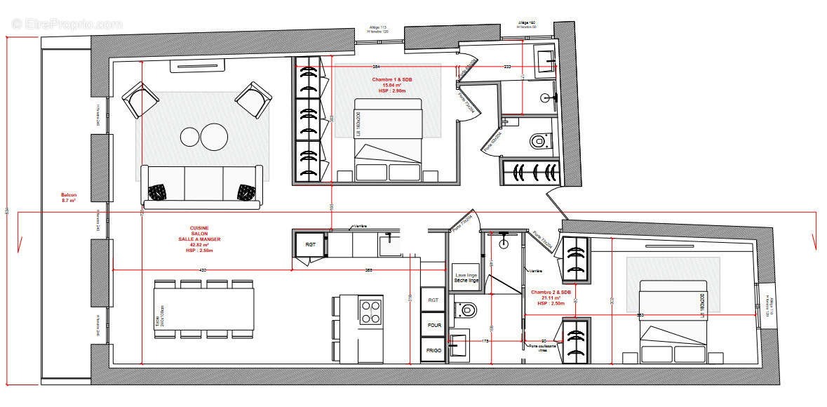 Appartement à BAGNERES-DE-BIGORRE