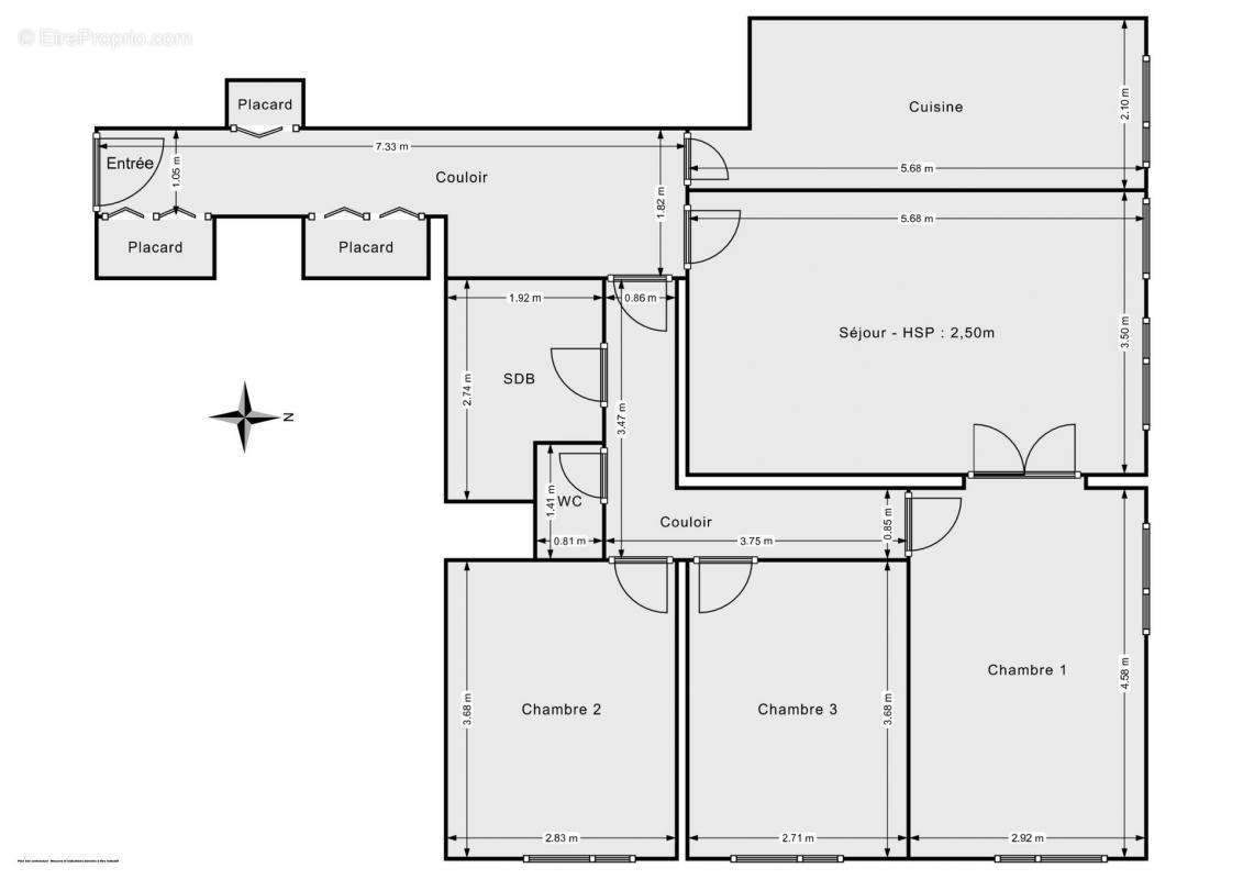 Appartement à PARIS-13E