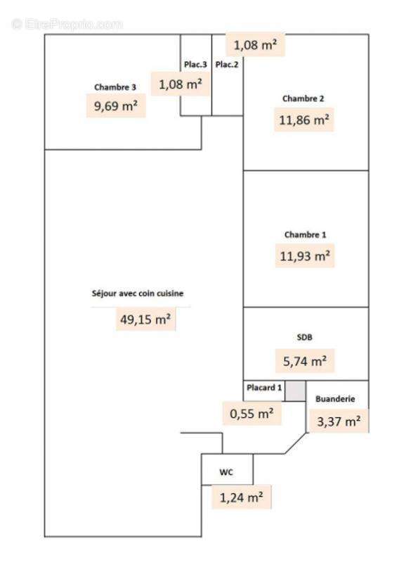 Appartement à CHERBOURG-OCTEVILLE